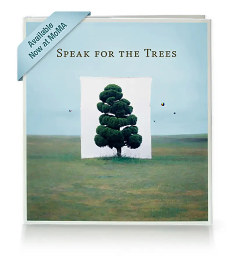 A book cover with a picture of a tree in the middle.